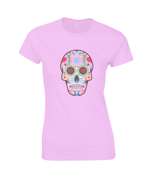 Ladies SoftStyle T-Shirt - Gildan skull