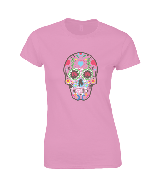 Ladies SoftStyle T-Shirt - Gildan skull