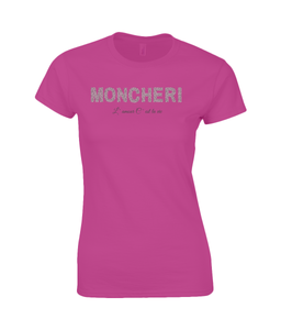 DAMES SHIRT MONCHERI ROZE TIJGERPRINT