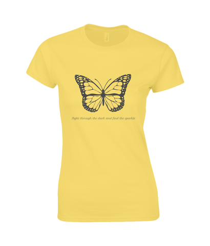 Dames T-Shirt Butterfly