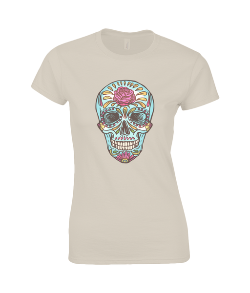 Dames T-shirt skull