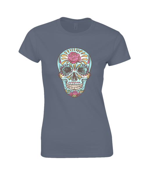 Dames T-shirt skull