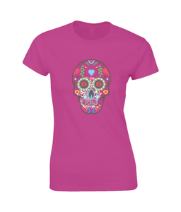 Ladies SoftStyle T-Shirt - Gildan skull