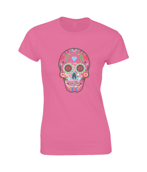 Ladies SoftStyle T-Shirt - Gildan skull