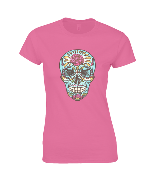 Dames T-shirt skull