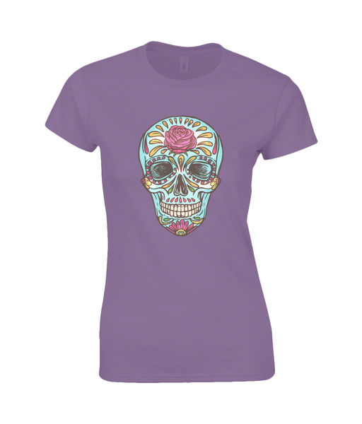 Dames T-shirt skull