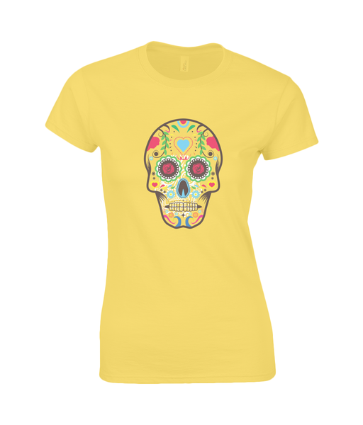 Ladies SoftStyle T-Shirt - Gildan skull